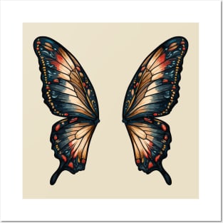 Butterfly Wings Posters and Art